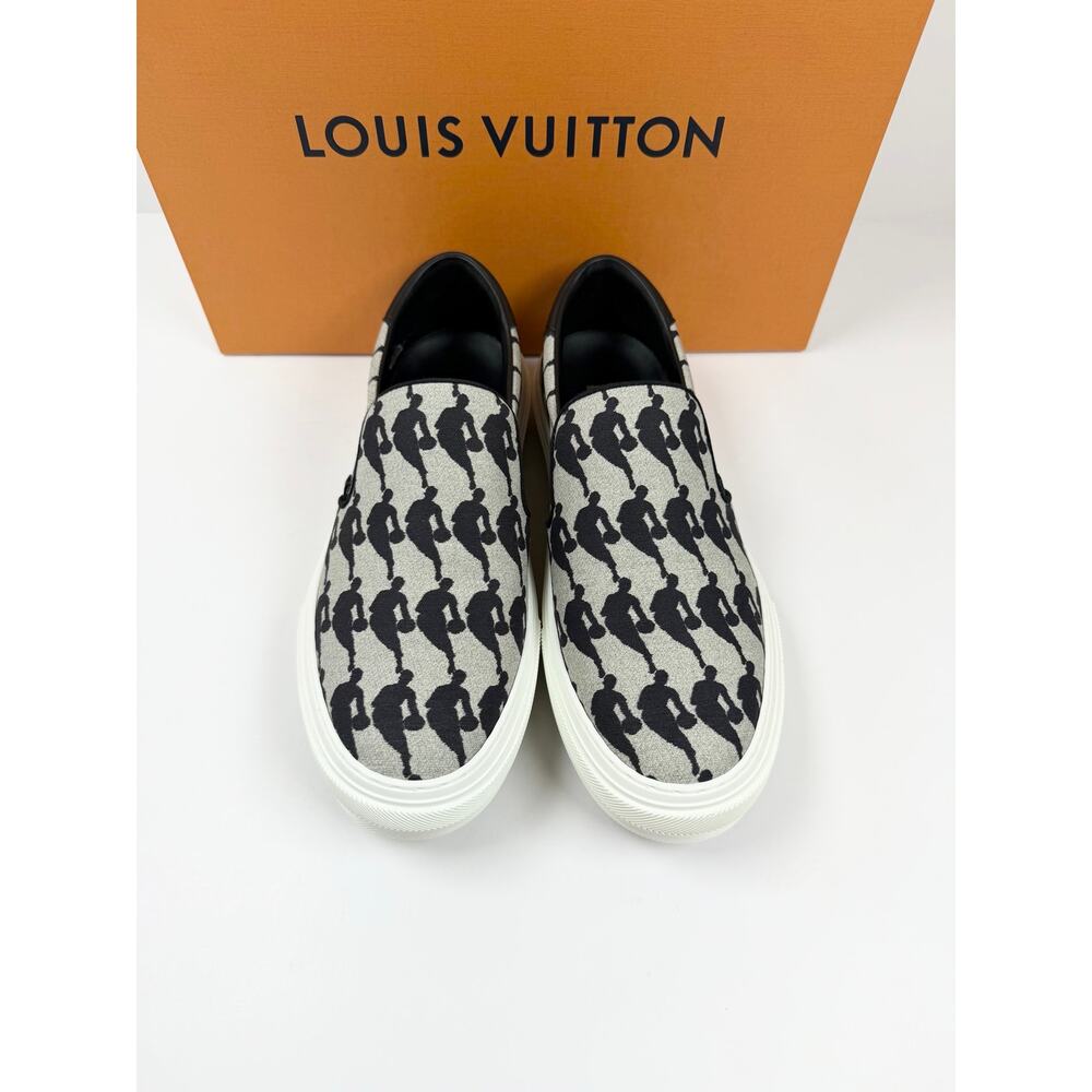 Size 7LV/8US - Louis Vuitton x NBA Trocadero Slip On NEW - Picture 4 of 11